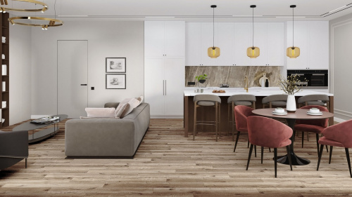 Кварцевый ламинат Damy Floor Family SPC Дуб Изысканный Exquisite Oak