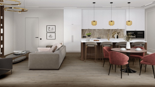 Кварцевый ламинат Damy Floor Family SPC Дуб Горный Mountain Oak