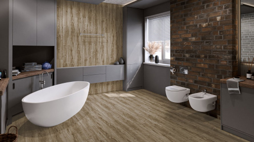 Кварцевый ламинат Damy Floor Family SPC Дуб Имбирный Ginger Oak