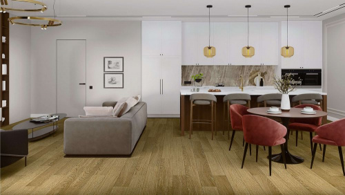 Кварцевый ламинат Damy Floor Family LVT Дуб Золотой