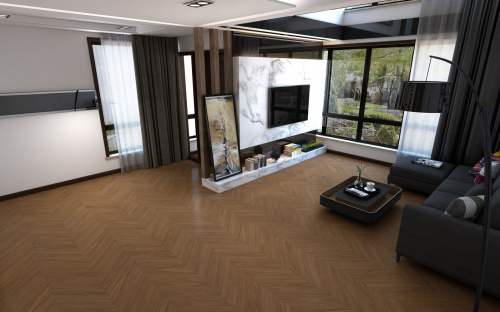 Кварцевый ламинат Damy Floor Chevron LVT Блуа Blois