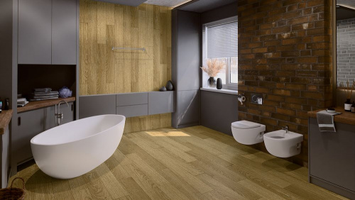 Кварцевый ламинат Damy Floor Family SPC Дуб Золотой