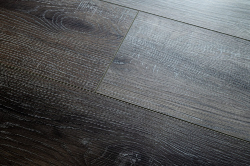 Кварцевый ламинат Damy Floor Family SPC Дуб Рустикальный Черный Rustic Black Oak