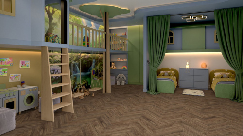 Кварцевый ламинат Damy Floor London SPC Дерби Derby