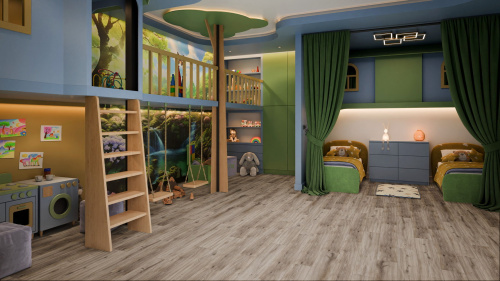 Кварцевый ламинат Damy Floor Family LVT Дуб Натуральный Natural Oak