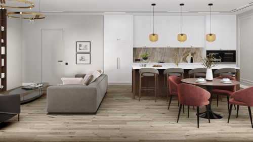 Кварцевый ламинат Damy Floor Family SPC Дуб Лофт  Loft Oak