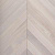 Инженерная французская ёлка Lab Arte Chevron Дуб Чегет белый лак 