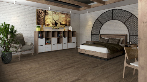 Кварцевый ламинат Damy Floor Family LVT Орех Американский American Walnut