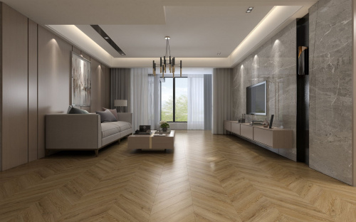 Кварцевый ламинат Damy Floor Chevron LVT Лувр Louvre