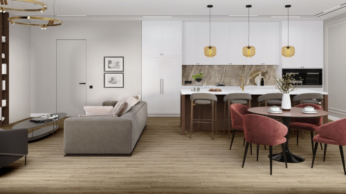 Кварцевый ламинат Damy Floor Family LVT Дуб Имбирный Ginger Oak
