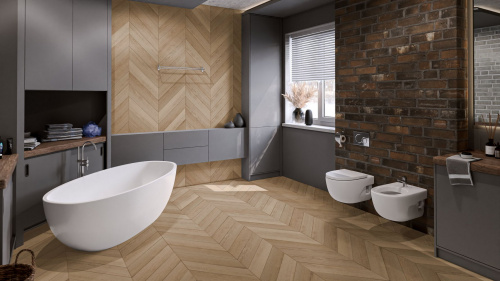 Кварцевый ламинат Damy Floor Chevron SPC Сен-Клу Saint-Cloud