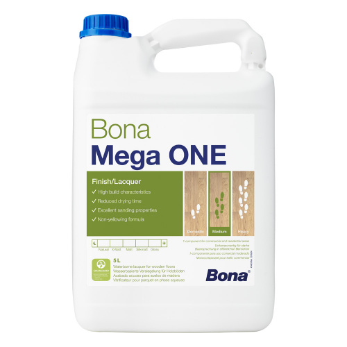 1К Лак на водной основе Bona Mega ONE, 5 л