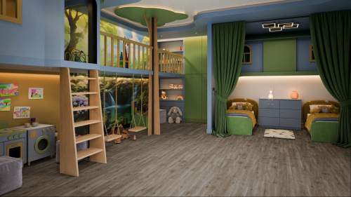 Кварцевый ламинат Damy Floor Family SPC Дуб Горный Mountain Oak