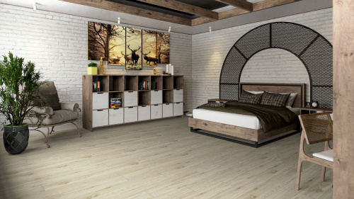 Кварцевый ламинат Damy Floor Family SPC Дуб Светлый Light Oak