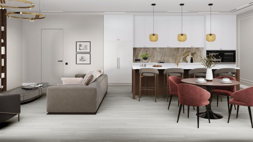 Кварцевый ламинат Damy Floor Family SPC Дуб Зимний Winter Oak