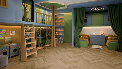 Кварцевый ламинат Damy Floor Chevron LVT Тюильри Tuileries