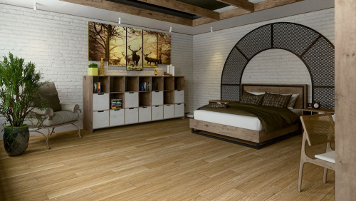 Кварцевый ламинат Damy Floor Family SPC Дуб Медовый