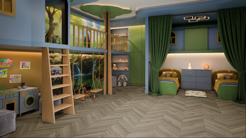 Кварцевый ламинат Damy Floor Chevron SPC Версаль Versailles