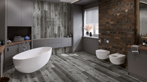 Кварцевый ламинат Damy Floor Family SPC Дуб Сильвер Silver Oak