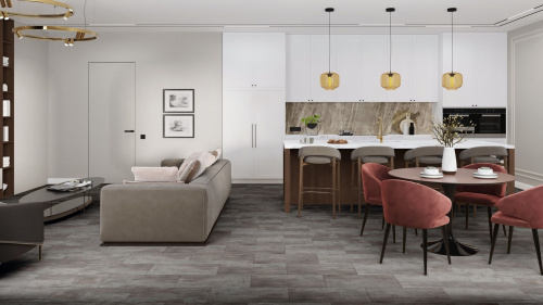 Кварцевый ламинат Damy Floor Ascent LVT Вайсхорн Weisshorn