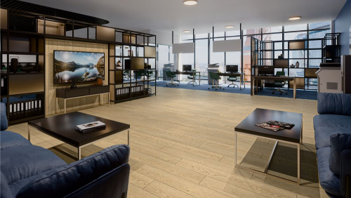 Кварцевый ламинат Damy Floor Family SPC Дуб Латте