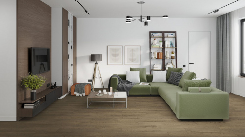 Кварцевый ламинат Damy Floor Family SPC Дуб Мокко Mocha Oak