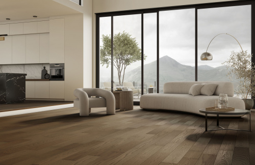 Кварцевый паркет Quartz Parquet Классик 7 мм. 413 Дуб Брауни
