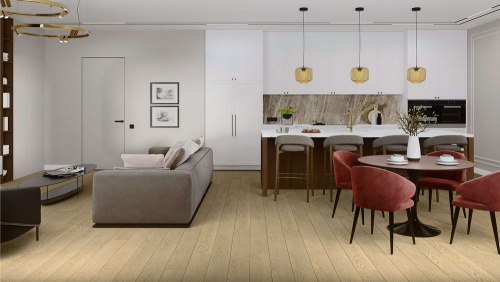 Кварцевый ламинат Damy Floor Family SPC Дуб Латте