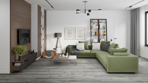 Кварцевый ламинат Damy Floor Family LVT Дуб Состаренный Серый Aged Gray Oak
