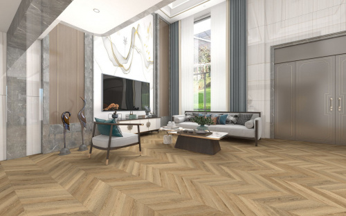 Кварцевый ламинат Damy Floor Chevron LVT Сен-Клу Saint-Cloud