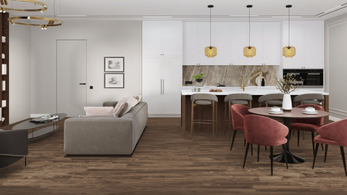 Кварцевый ламинат Damy Floor Family LVT Орех Американский American Walnut
