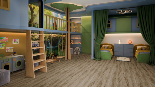 Кварцевый ламинат Damy Floor Family LVT Дуб Имбирный Ginger Oak