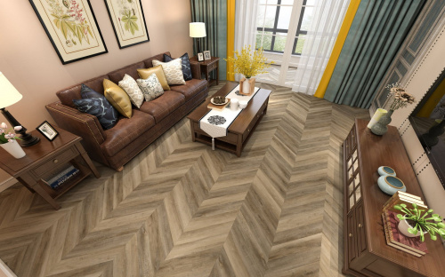 Кварцевый ламинат Damy Floor Chevron SPC Амбуаз Amboise
