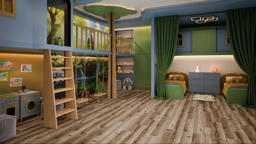 Кварцевый ламинат Damy Floor Family SPC Дуб Изысканный Exquisite Oak