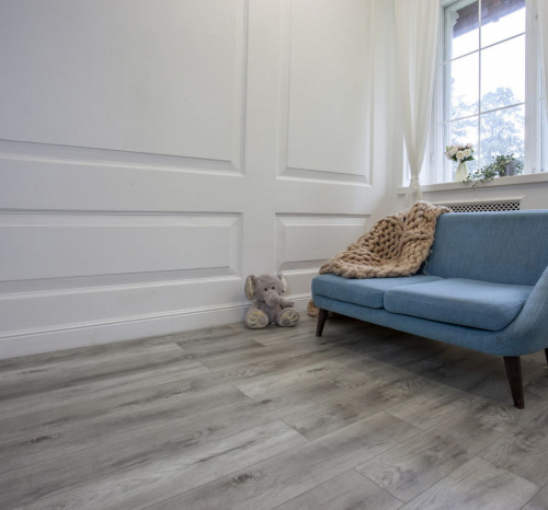 Кварцевый ламинат Damy Floor Family LVT Дуб Рустикальный Серый Rustic Gray Oak